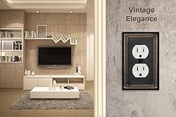 OKAWYC Single Duplex Outlet Light Switch Cover