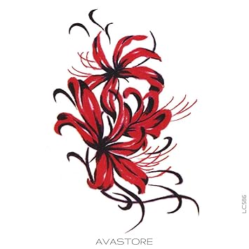 Tatouage Temporaire Femme Fleur De Lys Tatouage éphémère