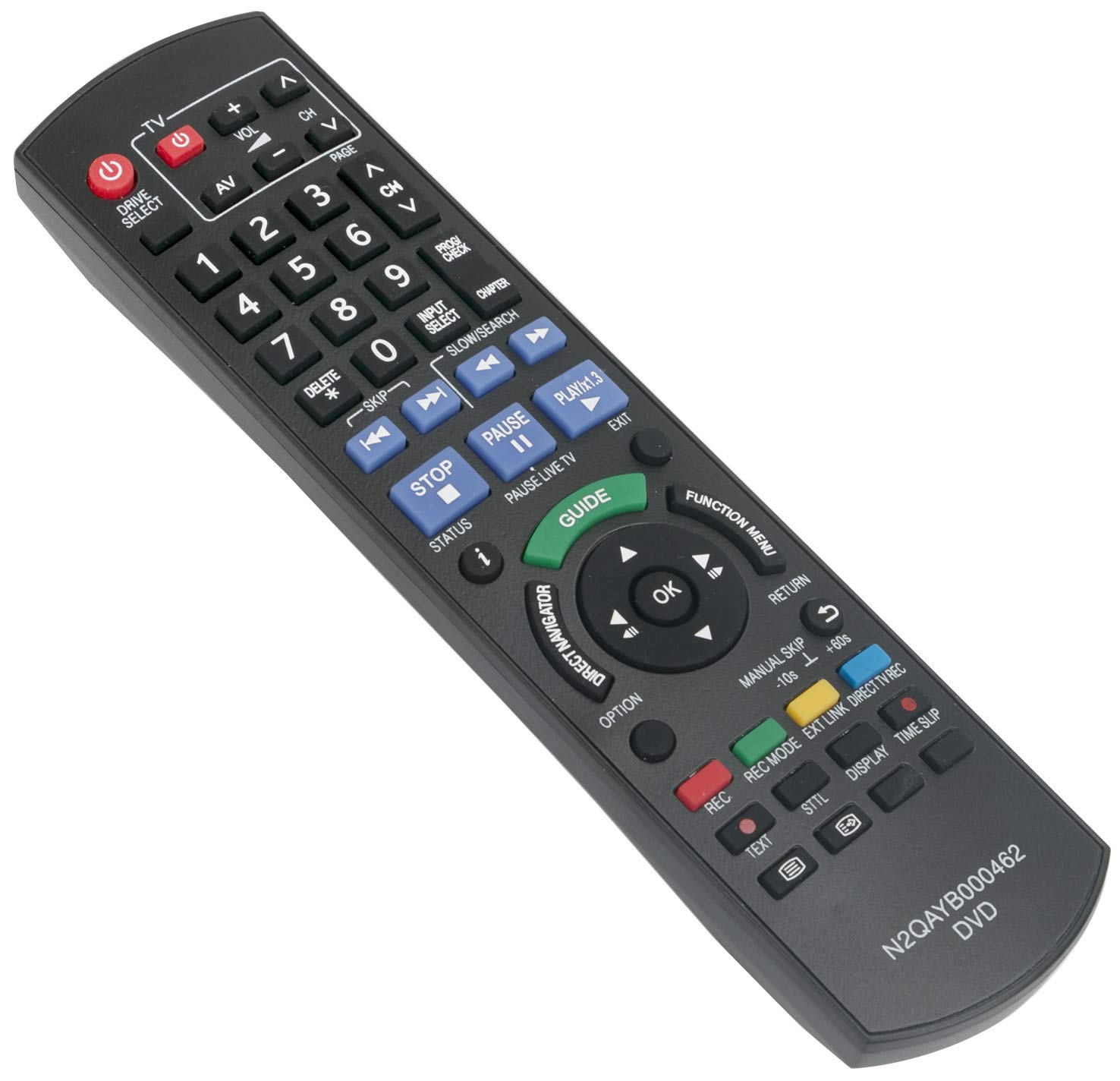 ALLIMITY N2QAYB000462 Remote Control Replace for Panasonic DVD Recorder DMR-EX72S DMR-EX72SEGS DMR-EX769EB DMR-EX769EF DMR-EX773 DMR-EX773EBK DMR-EX79 DMR-EX83 DMR-EX83EB