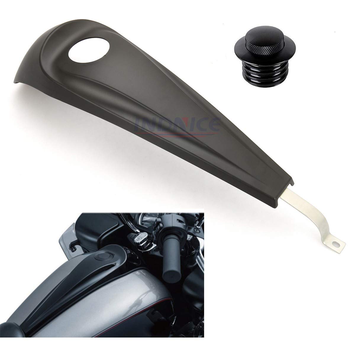 Motorcycle Fuel tank cover Road king FLHR Oil Fuel Tank Smooth Dash Console street glide FLHX Oil Fuel Tank Smooth Dash 08-16