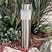 Solar Lights Outdoor Pathway Decorative Garden 6Pack Stake Bollard Light Upgraded Brgiht Decorations Sogrand Stainless Steel Stakes for Patio Outside Landscape Walkway
