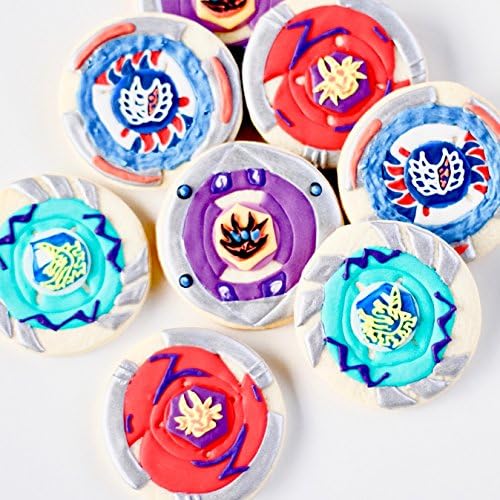 ½ Dz. Bey Blades Cookies! Putting a Spin on Japanese Animation! Random Assortment! Anime Birthday Party Gift or Theme!