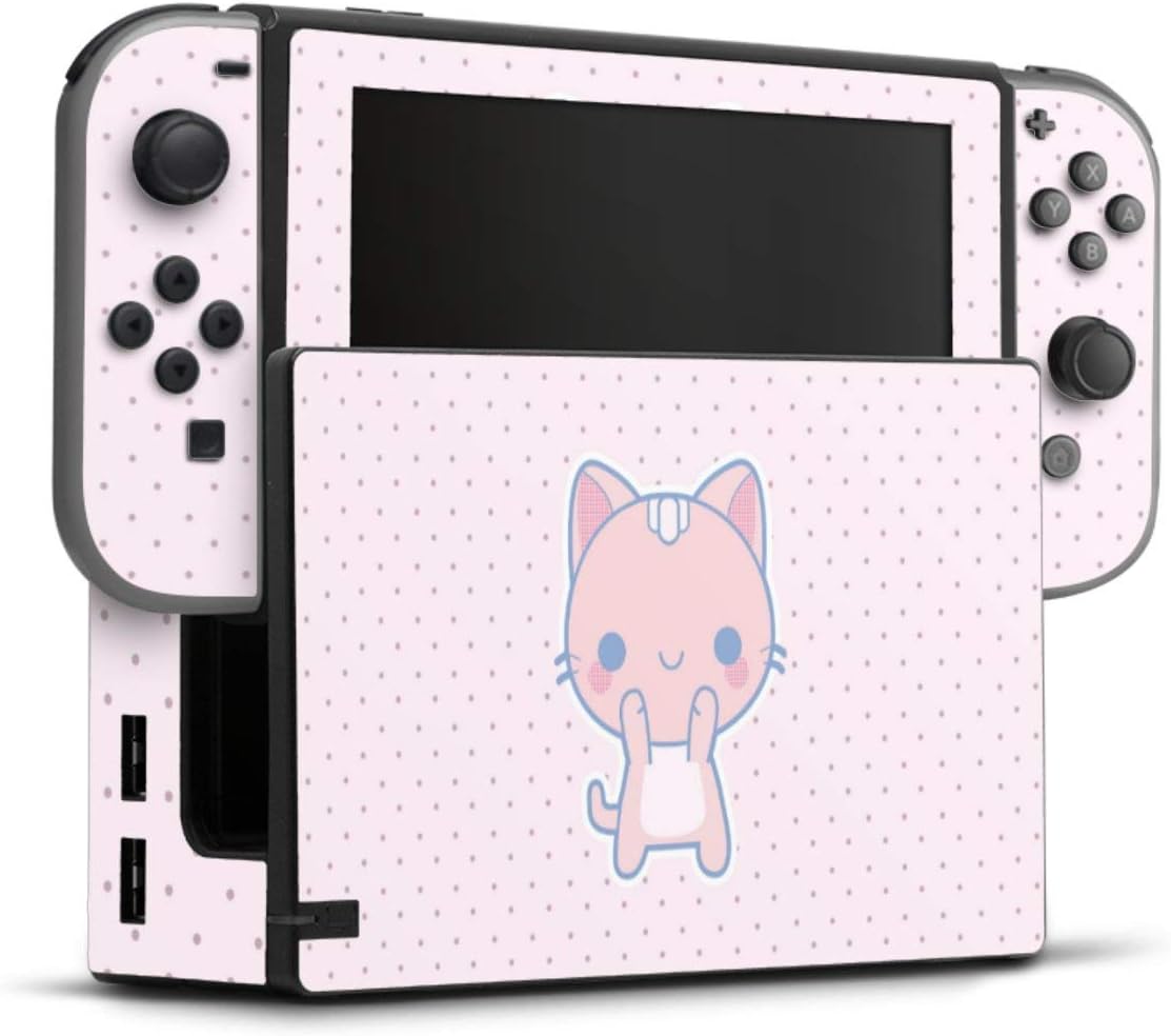 DeinDesign Skin Sticker Sticker for Nintendo Switch Cat Kawaii