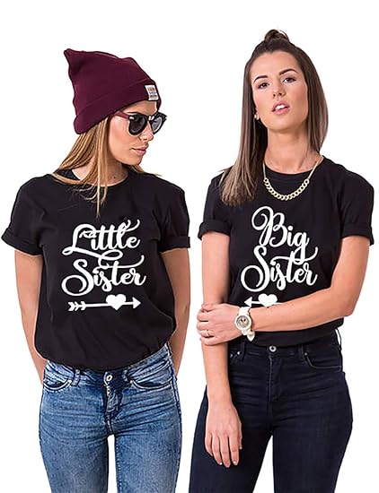 Best Friends T-Shirts Für Zwei Beste Freundin Tshirt Big Little Tshirt BFF Geschenke