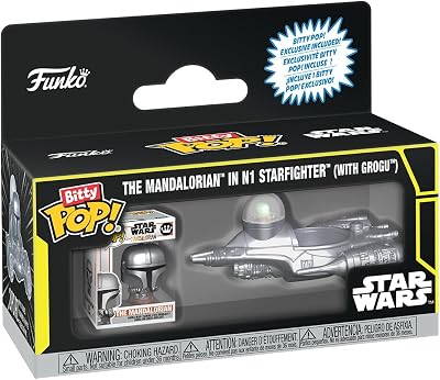 Funko Bitty POP Ride Star Wars N-1 Starfighter with Mando