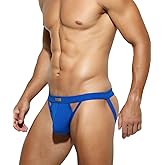 Arjen Kroos Men's Jockstrap Thongs Sexy Athletic Supporter Cotton G-Strings Underwear