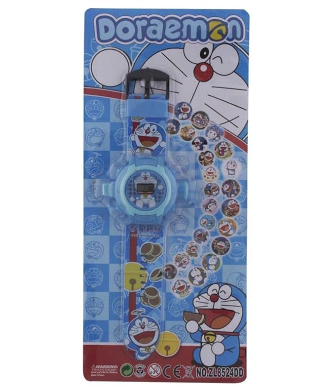 buycrafty Doraemon Cartoon imágenes Proyector Reloj Niños Reloj ...