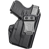 Tulster IWB Profile Kydex Holster in Right Hand fits: Glock 26/27 / 28/33 |TLR-6 Light-Bearing Inside The Waistband Appendix Concealed Carry