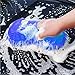 KJG Microfiber Chenille Auto Car Wash Sponge Cleaning Brush Pad ( 1 of Package )