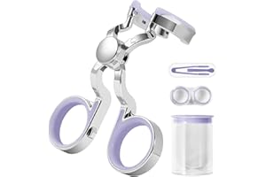 JARCOE Contact Lenses Wearing Aids, Contact Lens Eyelid Stretcher, Contacts Lens Helper, Enhanced Comfort and Precision, Easy to Clean and Carry, Ergonomically Designed Purple