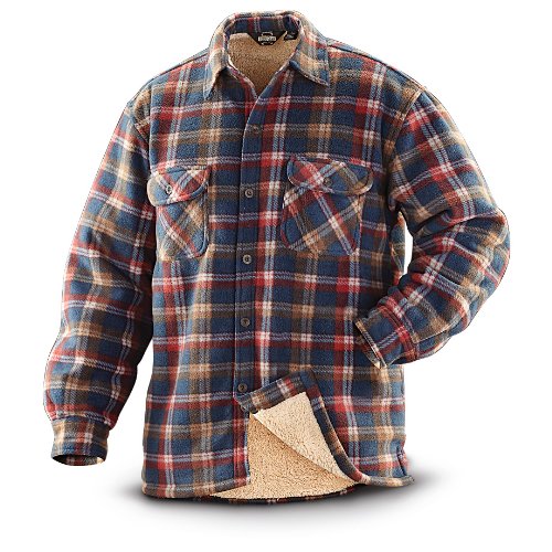 Guide Gear Men's Fleece-Lined CPO Shirt 