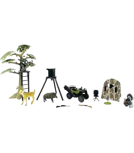 Amazon.com: Kubota Hunting Playset w/ RTV-X1120D 1:18 Scale : Toys