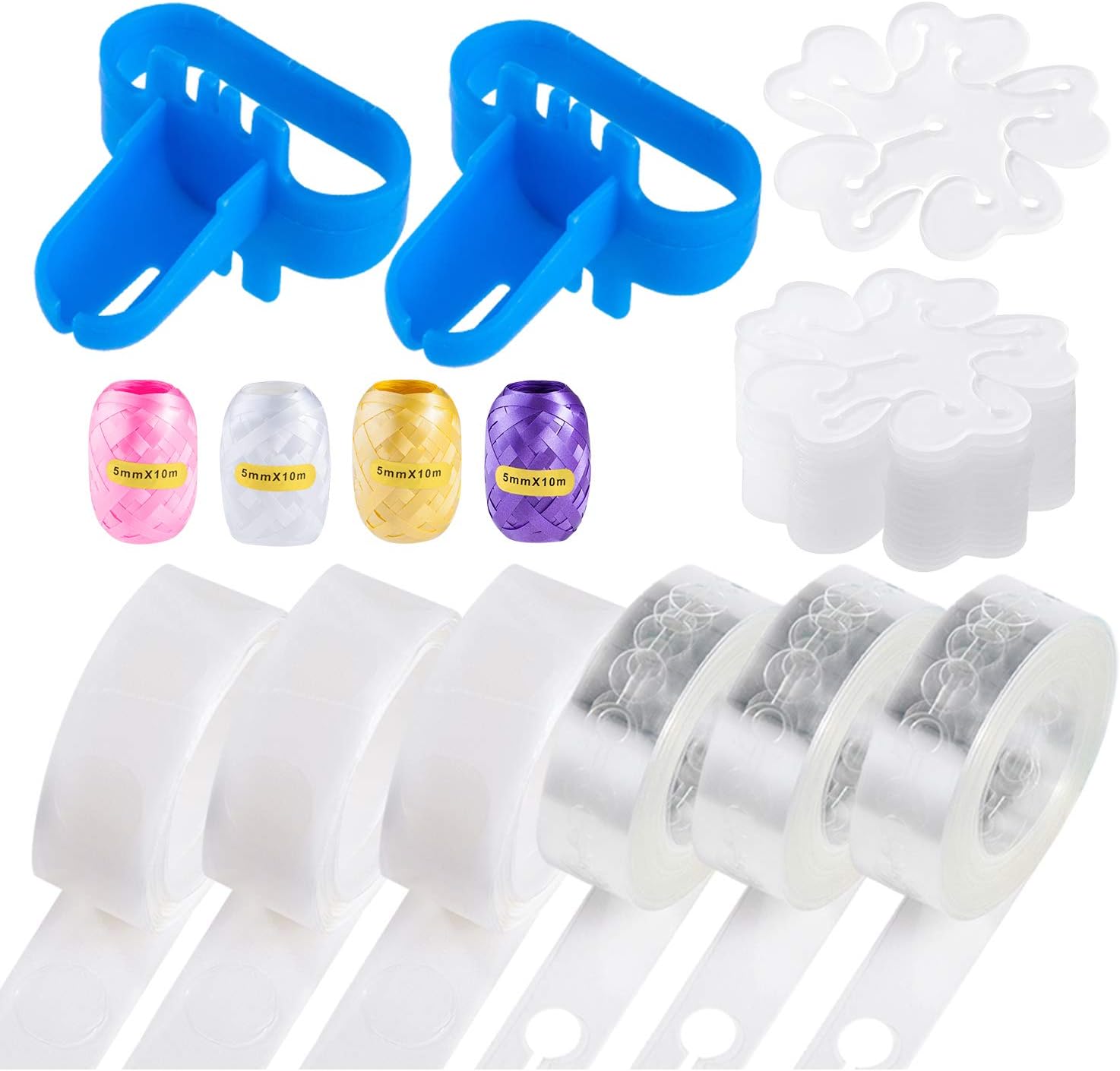 Upgraded Balloon Arch kit and Balloon Garland Kit,300 Super Adhesive 50 Feet Stronger Balloon Garland Strips 2 Balloon Tie Tools for Ballon Arch Kits Suitable for Birthday Wedding Party: Health & Personal Care