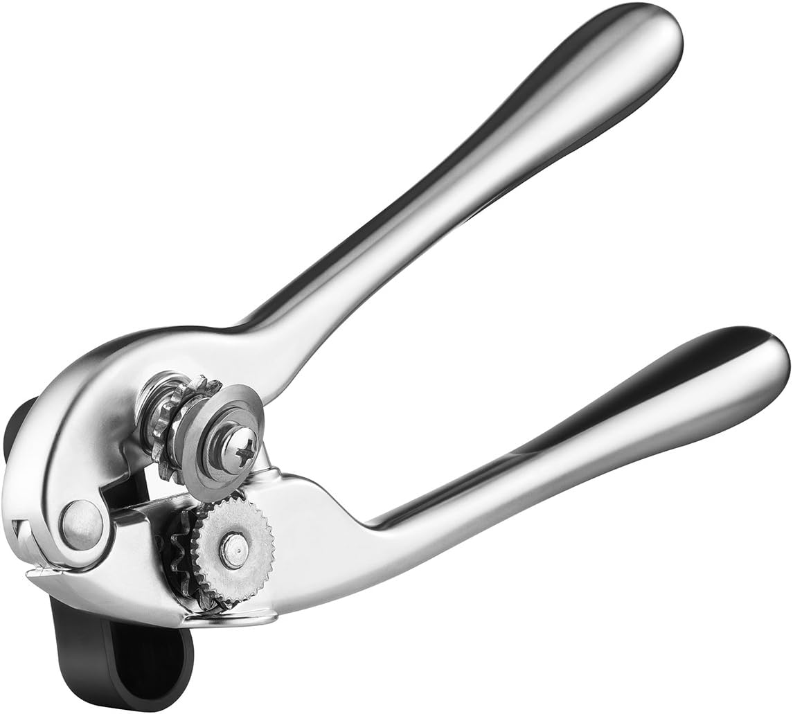 PrimAccTin Opener, Manual Cordless Can Opener, Producing Smooth Edge with Stainless Sharp Blade, Perfect for Kitchen and Under Cabinet