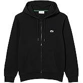 Lacoste mens Classic Fit Zipped Fleece Sweatshirt
