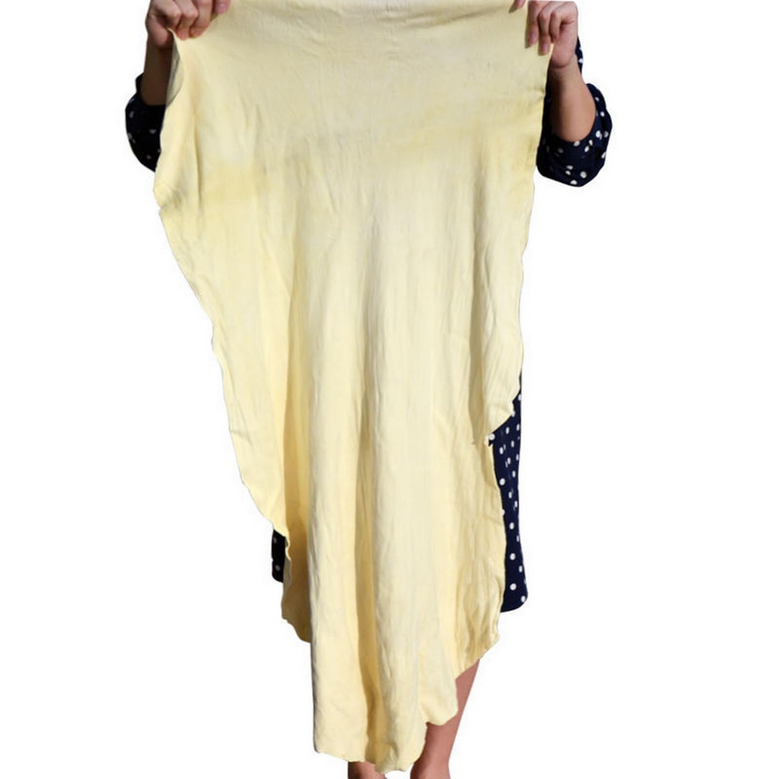 VOSO Natural Chamois Leather Car Cleaning Cloth Washing Suede Absorbent Drying Towel (60X90cm)