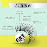Ardell Active Lash Speedy False Eyelashes Water Resistant Vegan Short Light view 4