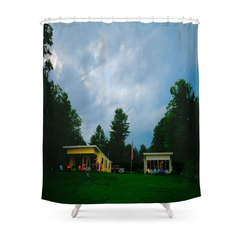 Amazon Com Jxsed Adirondack Camp Waterproof Bathroom Shower