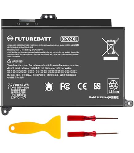 Batteria Per HP Pavilion 15-AU / 15-AW, BP02XL, 5300 MAh - Foto 7