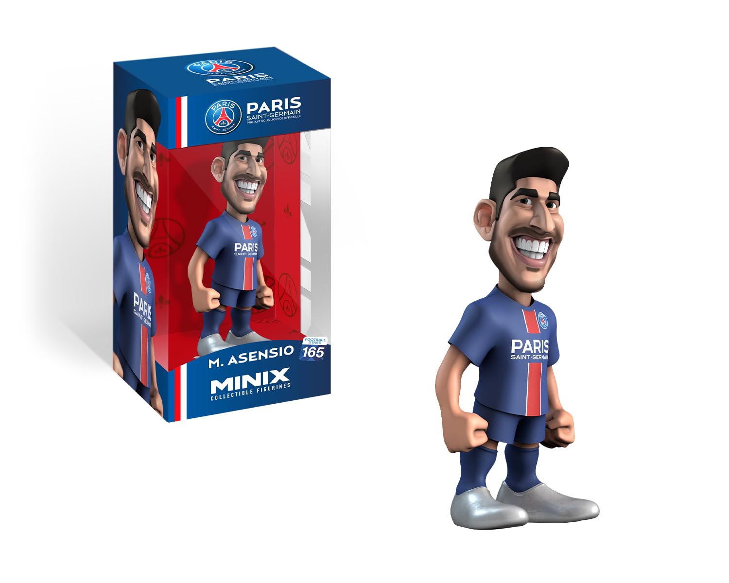MINIX - Football Stars #165 - PSG - Asensio 11 - Collectible Figure 12 cm