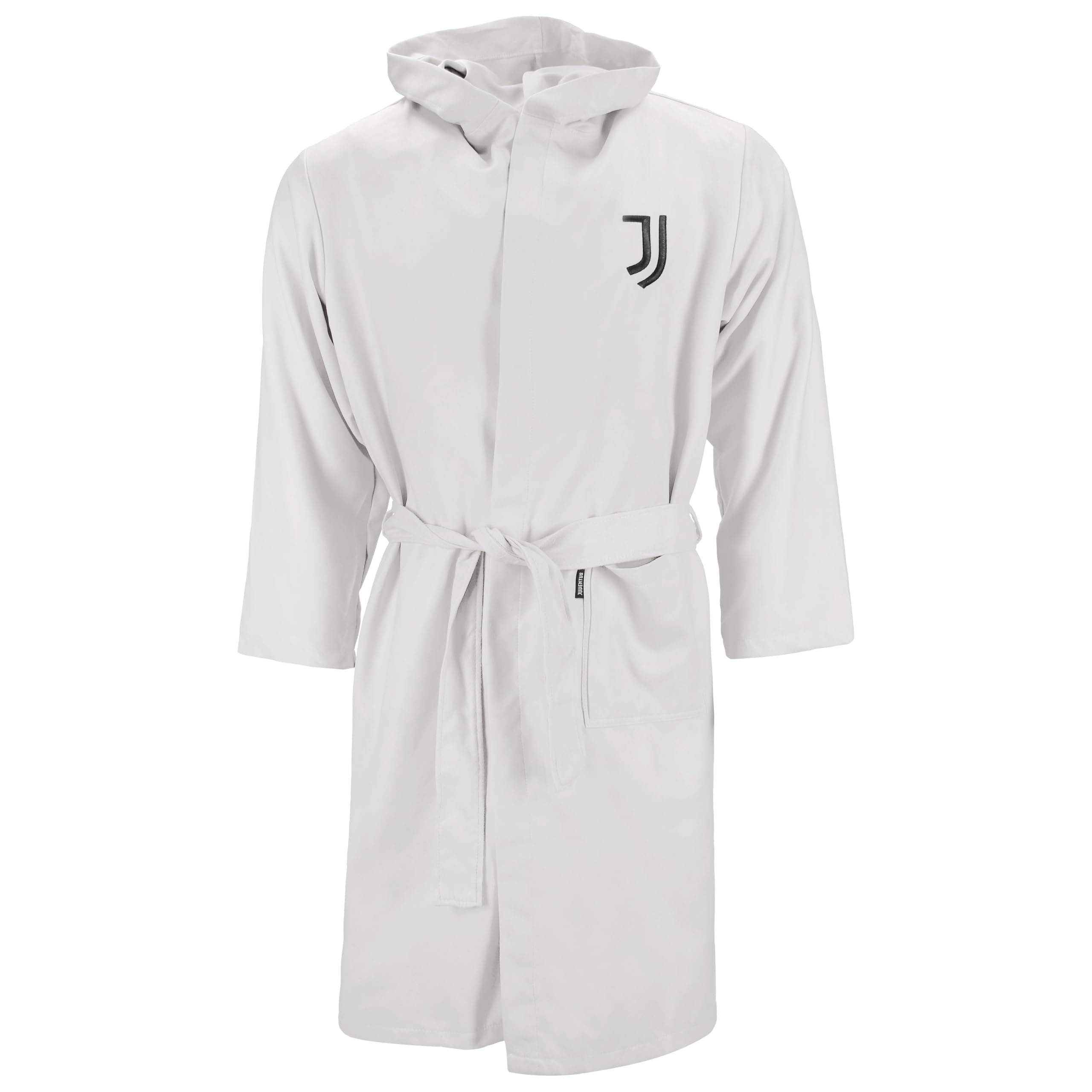 JUVENTUS Microfibre Bathrobe, Black, M