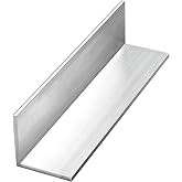 13Inch Aluminum Angle Stock, 3" x 3"x 1/4" Angle Aluminum 6061, T6511 Mill Stock 1/4" Thick 1PCS