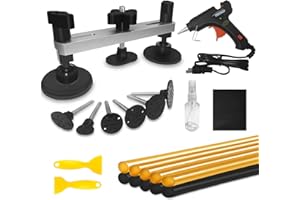 Winsall Auto Body Dent Puller Kit, Auto Paintless Dent Repair Kit with Bridge Puller, Dent Puller Kit, Car Dent Removal Kit Powerfully Pops Car Dents and Other Metal Surface Dents
