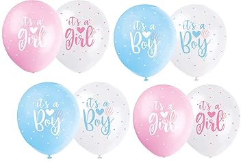 baby shower latex balloons