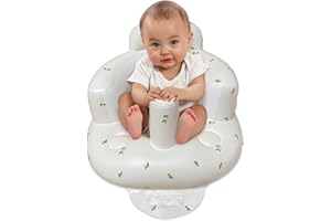 YAZXGBO Inflatable Baby Seat for Babies 4-36 Months Inflatable Baby Chair Infant Back Support Sofa Newborn to Toddler Portable Baby Floor Seats for Sitting Up Baby Floor Seater
