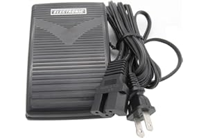 CKPSMS Brand - # 30990,412000018, 11939 110V Foot Control Pedal Compatible with/Replacement for Singer Brand White Brand Viking Brand Serger Sewing