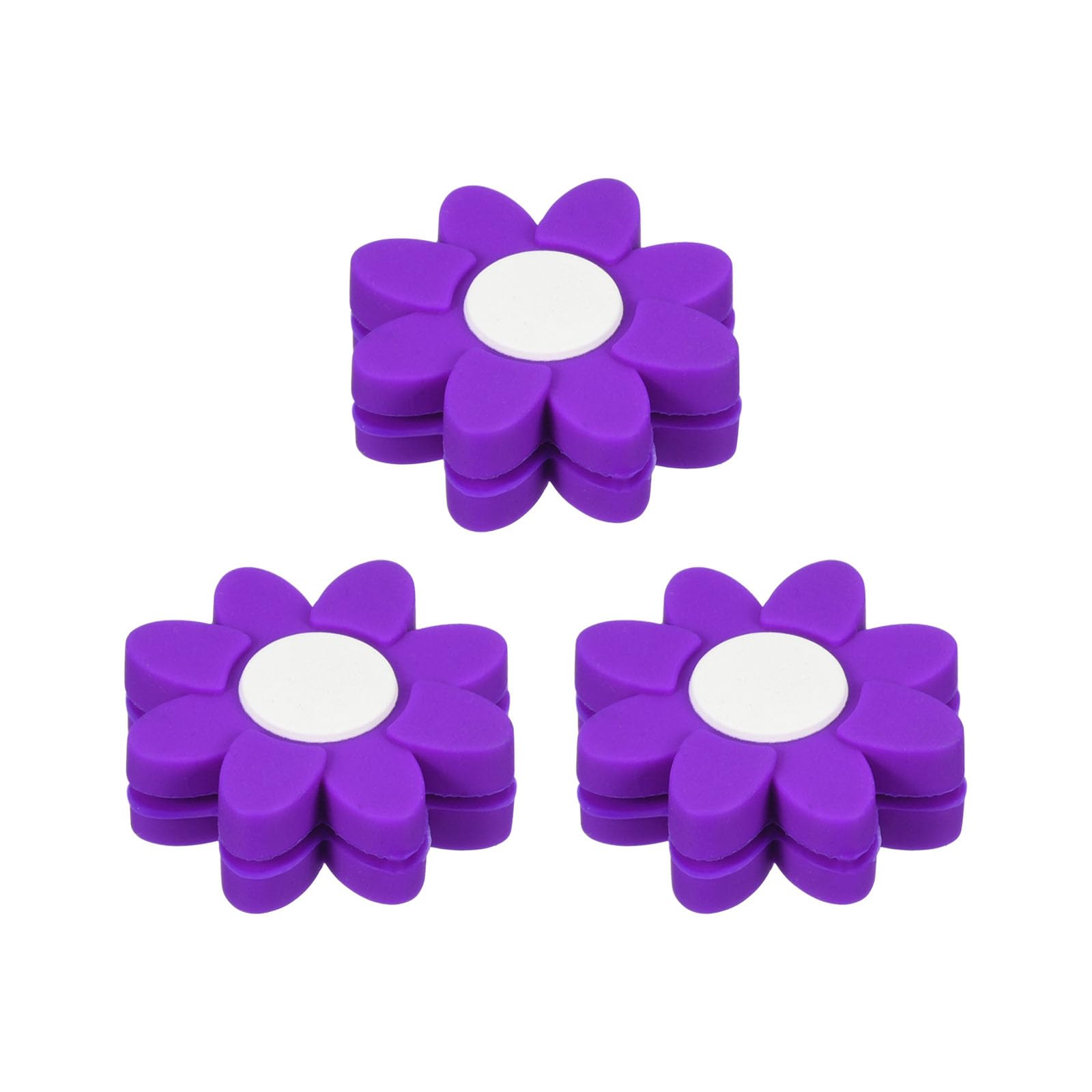 PATIKIL Tennis Racket Dampeners, 3 Pcs Soft Silicone Tennis Racquet Vibration Dampeners for Tennis Gift, Purple