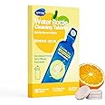 apptrin Water Bottle Cleaning Tablets, 18 Pack Bottle Clean Tablet Hydration Bladder Cleansing Tablets for Hydration Bladder, Water Bottle, Individually Packed, Orange Flavor