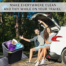 Car Trash Can Large Capacity Automotive Garbage Bin