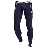 ARCITON Men's Low Rise Leggings Long Johns Thermal Pant