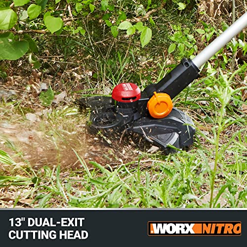 Worx Nitro 20V Brushless 13” Cordless String Trimmer/Edger/MiniMower