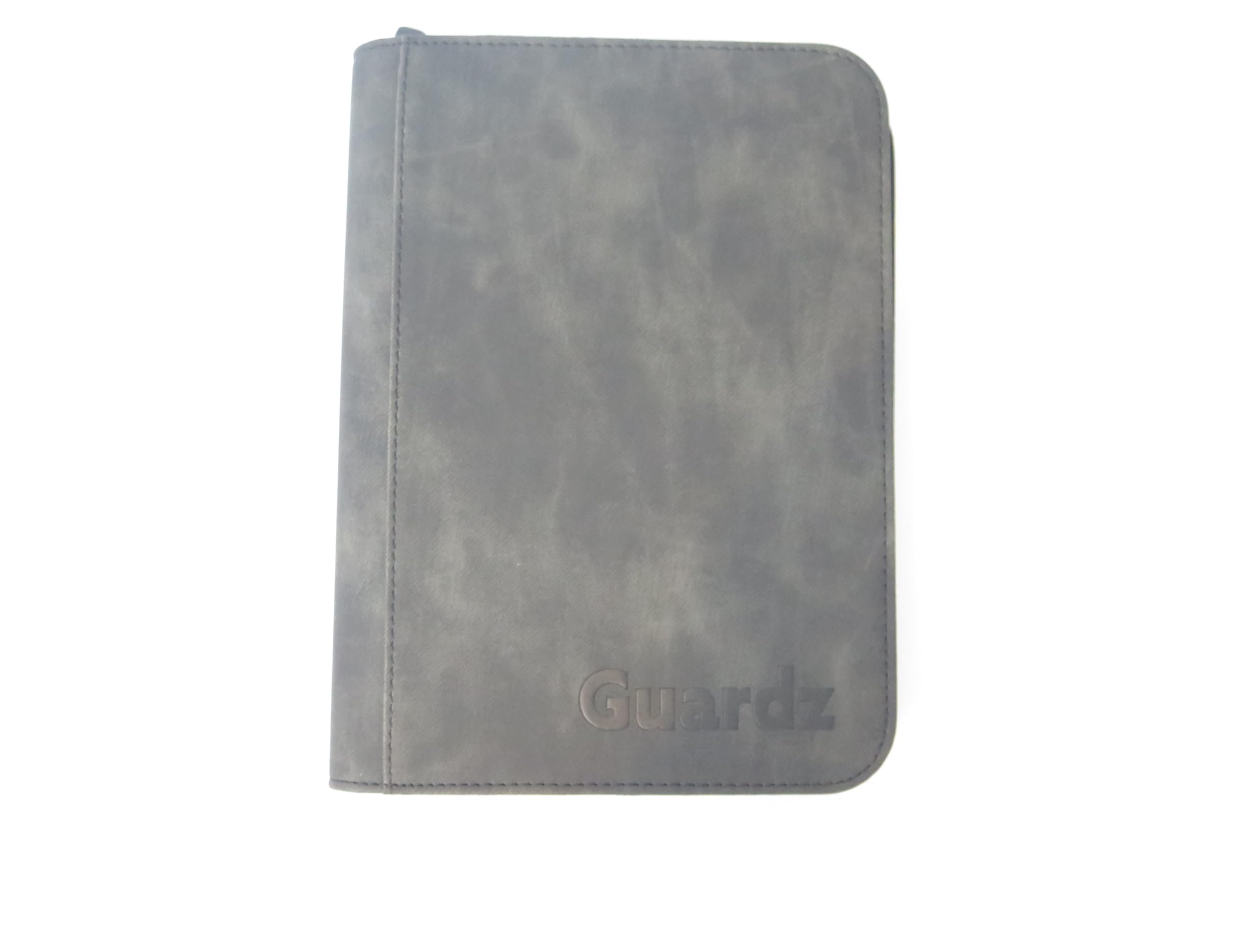 Guardz - 4 Pocket Zip Trading Card Album Binder Folder - 160 Side Loading Pockets - Denim Effect
