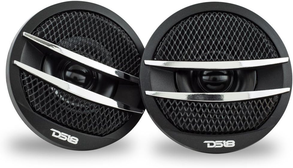 DS18 Car Audio Tweeter 1.38″ Inch 200w Watt Dash Door Surface Mount