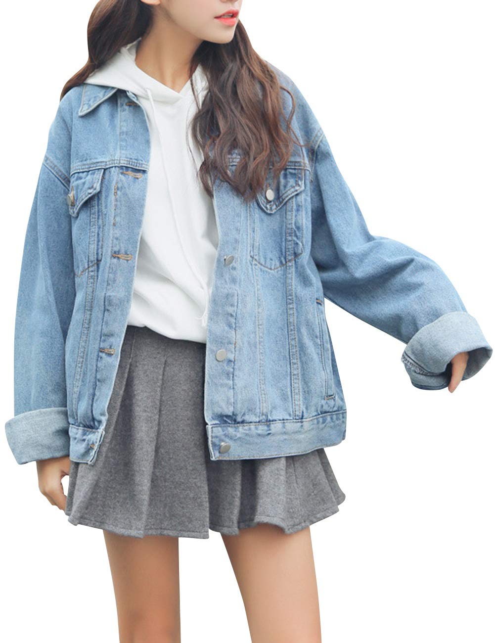 long boyfriend denim jacket