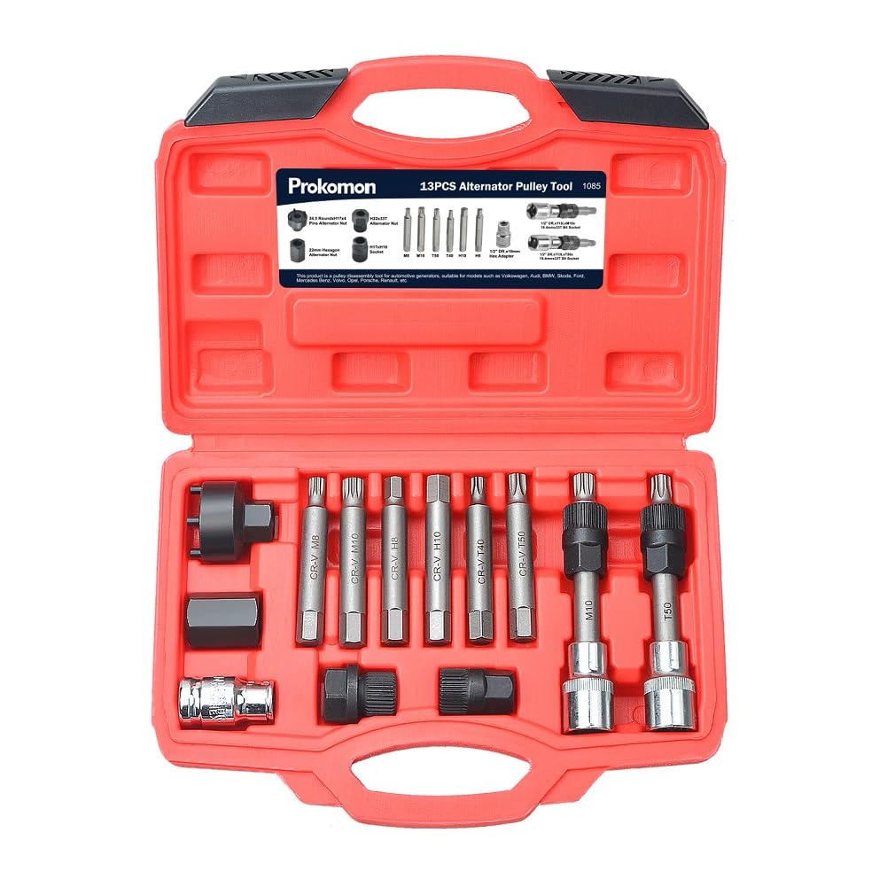 Prokomon 13 Pieces Alternator Pulley Tool