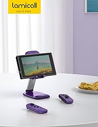 Lamicall Purple Phone Stand for Desk - Dark Purple