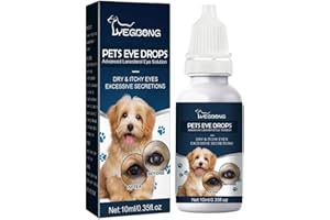 Slakkenreis Eye Drops for Cataract Treatment, 10 Milliliter Liquid Moisturizing Lubricant Reliever Eye Drops Pet Eyes Care Ad