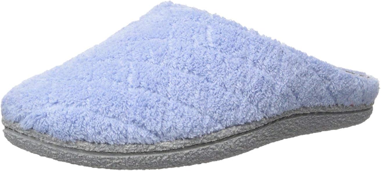 dearfoams quilted terry clog slippers