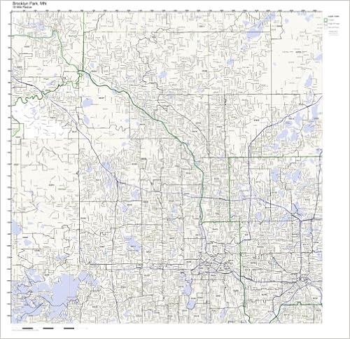 Brooklyn Park Mn Map Brooklyn Park, Mn Zip Code Map Not Laminated: Amazon.com: Office Products