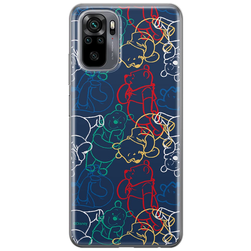 ERT GROUP mobile phone case for Xiaomi REDMI NOTE 10/ 10S original and officially Licensed Disney pattern Winnie the Pooh and friends 007 adapted to the shape of the mobile phone, case made of TPU
