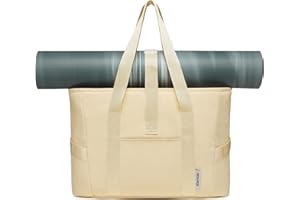 MYQ MOYAQI MOYAQI Yoga Tote Bag for Women, Large Shoulder Bag with Yoga Mat strap for Gym,Work,Travel,School, Beach,Business