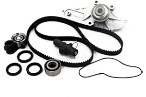 WQ W&Q AUTO PARTS Engine Timing Belt Kit Water Pump Fits 2003-2009 3.5L 3.7L For Honda Odyssey Pilot Ridgeline For Acura MDX RL TL 24V