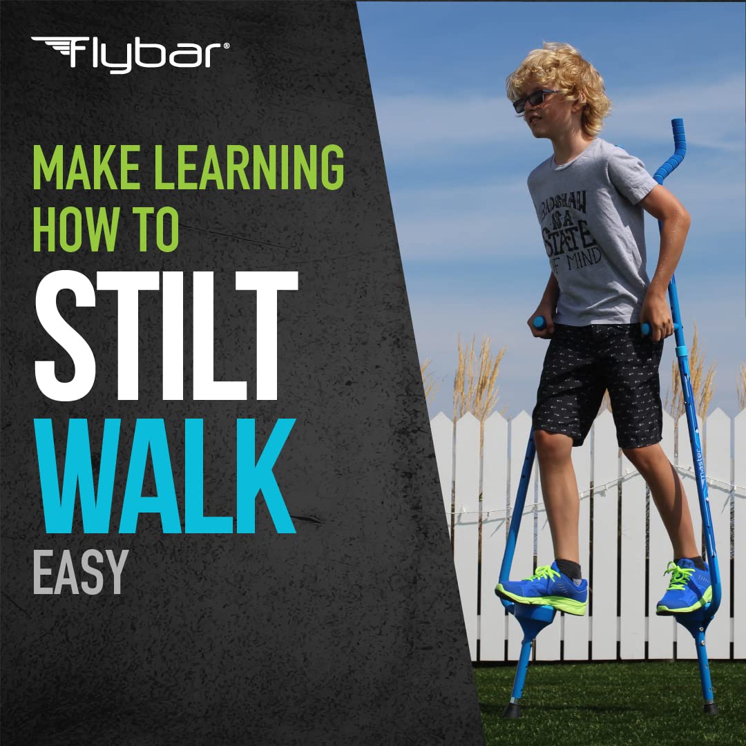Flybar Master Walking Stilts (Large), Adjustable Height – for Ages 10 & Up, Up to 200 Lbs