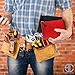 5 Pack - Heavy Duty 16 oz. Canvas Tool Bags with Dependable Metal Zippers, Multi-Purpose, Durable, Storage & Organize,12.5” x 7” Pouch, Easily Sorts Supplies