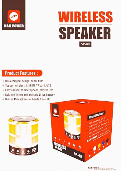 mak power bluetooth speaker price