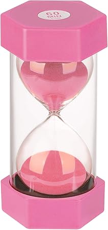 Amazon Com Ksma Sand Timer 60 Minutes Hourglass Colorful Sandglass Timer For Kids Office Classroom Kitchen Games Toothbrush Kitchen Dining